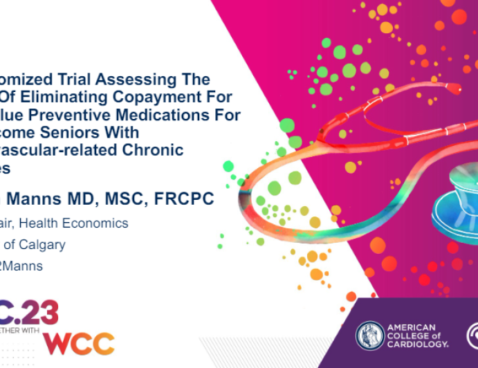 A Randomized Trial Assessing The Impact Of Eliminating Copayment For High Value Preventive Medications For Low-income Seniors With Cardiovascular-related Chronic Diseases